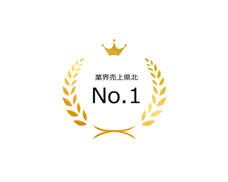 業界売上県北Ｎｏ．１